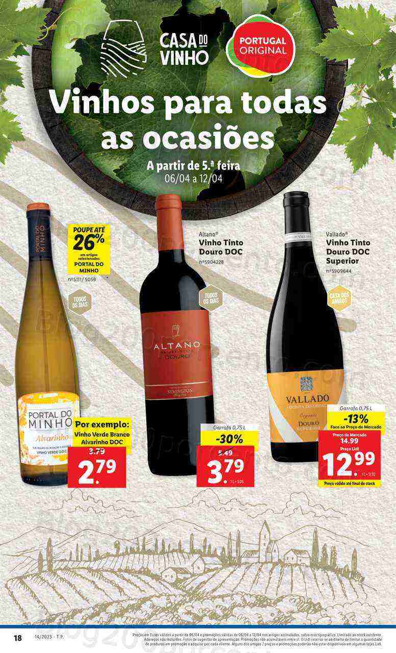 Antevisão Folheto LIDL Promoções de 6 a 12 abril