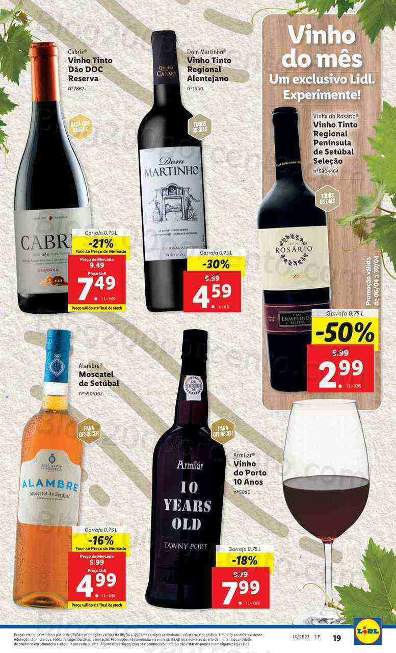 Antevisão Folheto LIDL Promoções de 6 a 12 abril