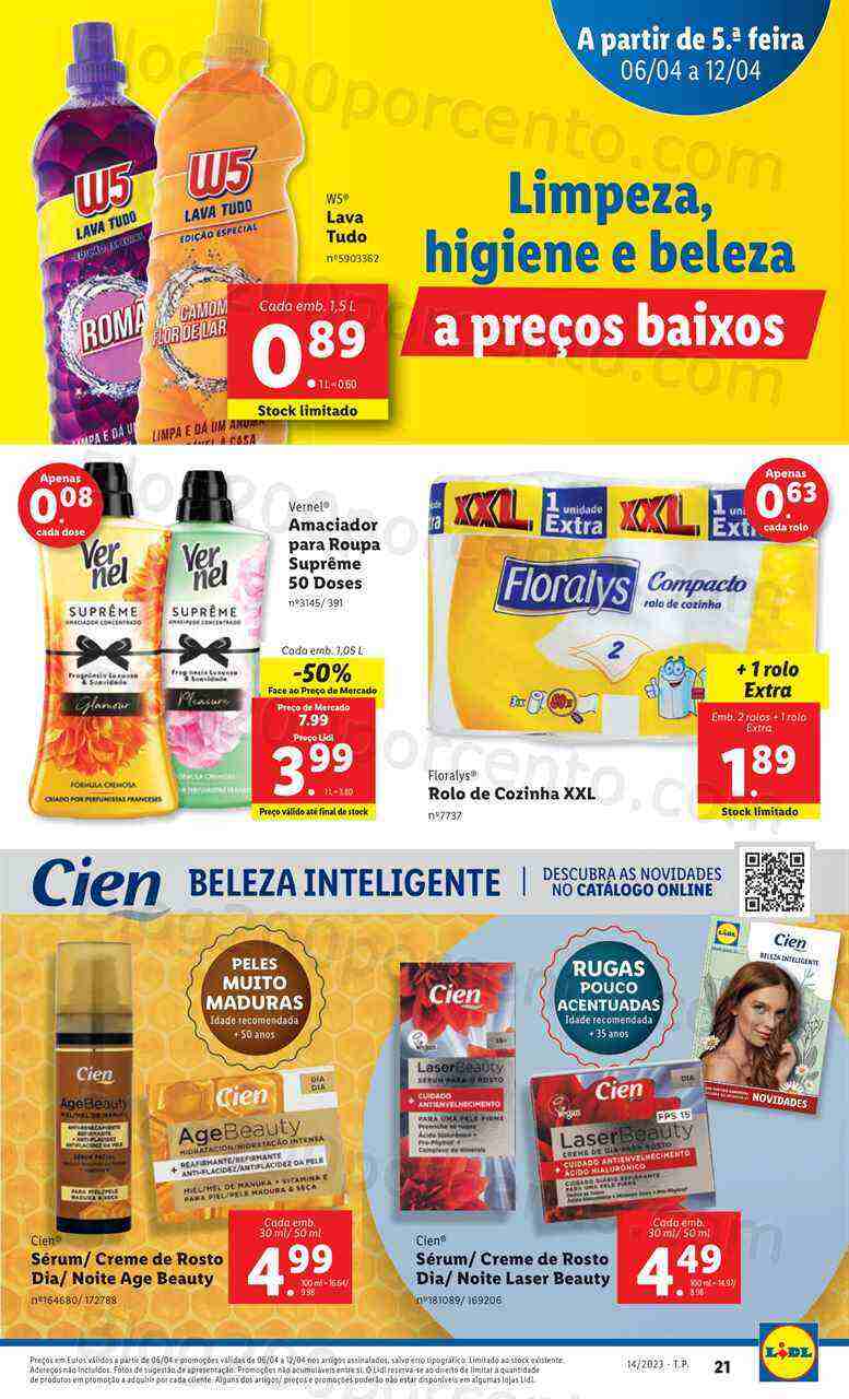 Antevisão Folheto LIDL Promoções de 6 a 12 abril