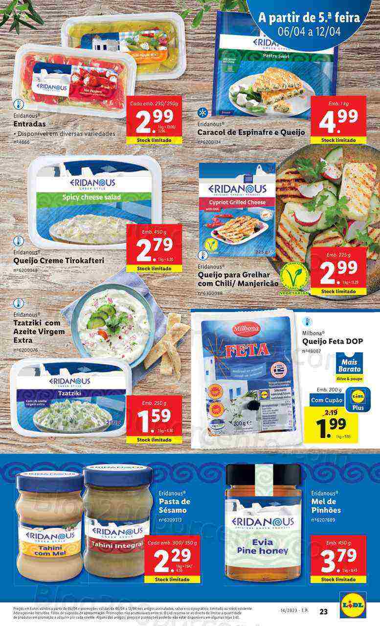 Antevisão Folheto LIDL Sabores do Mundo - Grécia Promoções de 6 a 12 abril