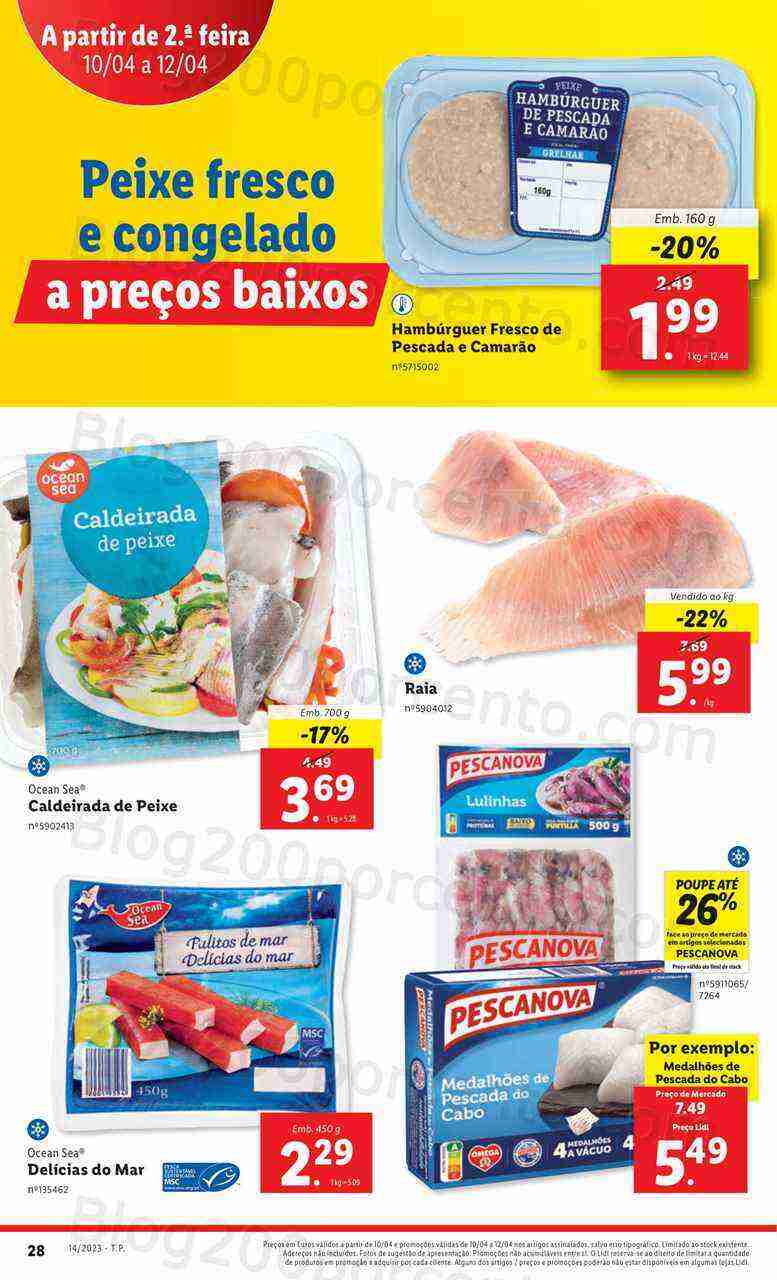 Antevisão Folheto LIDL Promoções de 6 a 12 abril