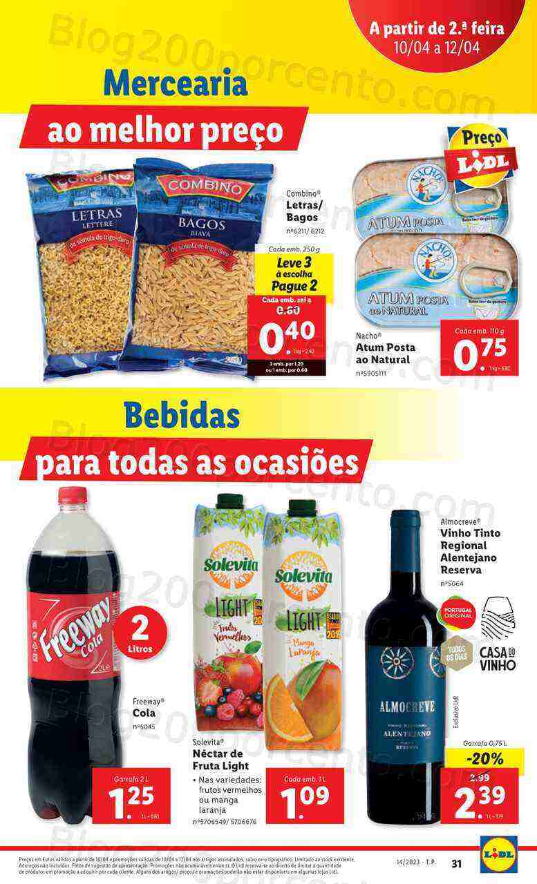 Antevisão Folheto LIDL Promoções de 6 a 12 abril