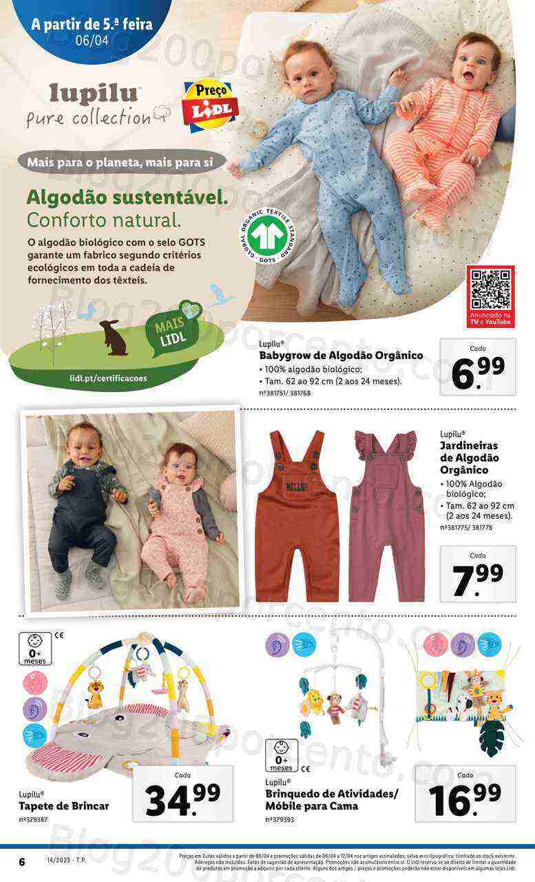 Antevisão Folheto LIDL Bazar Promoções de 6 a 12 abril
