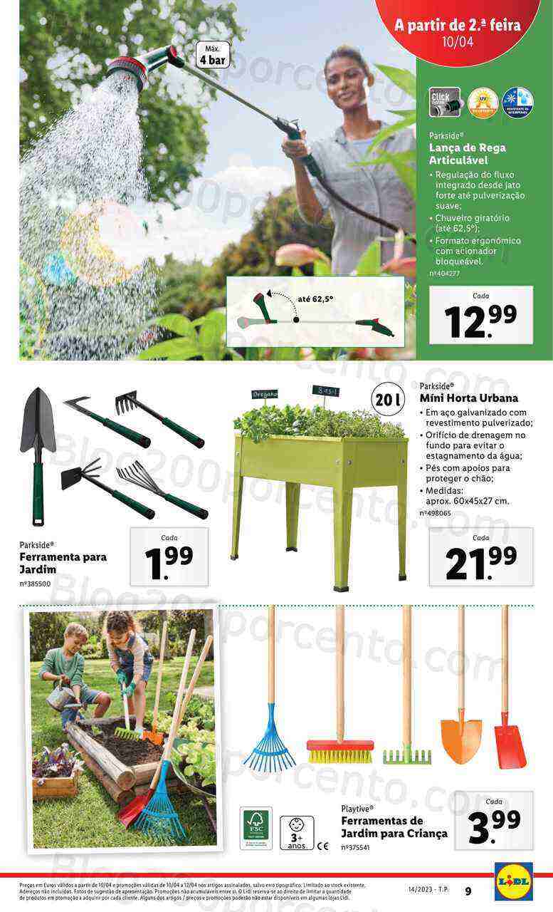 Antevisão Folheto LIDL Bazar Promoções de 6 a 12 abril