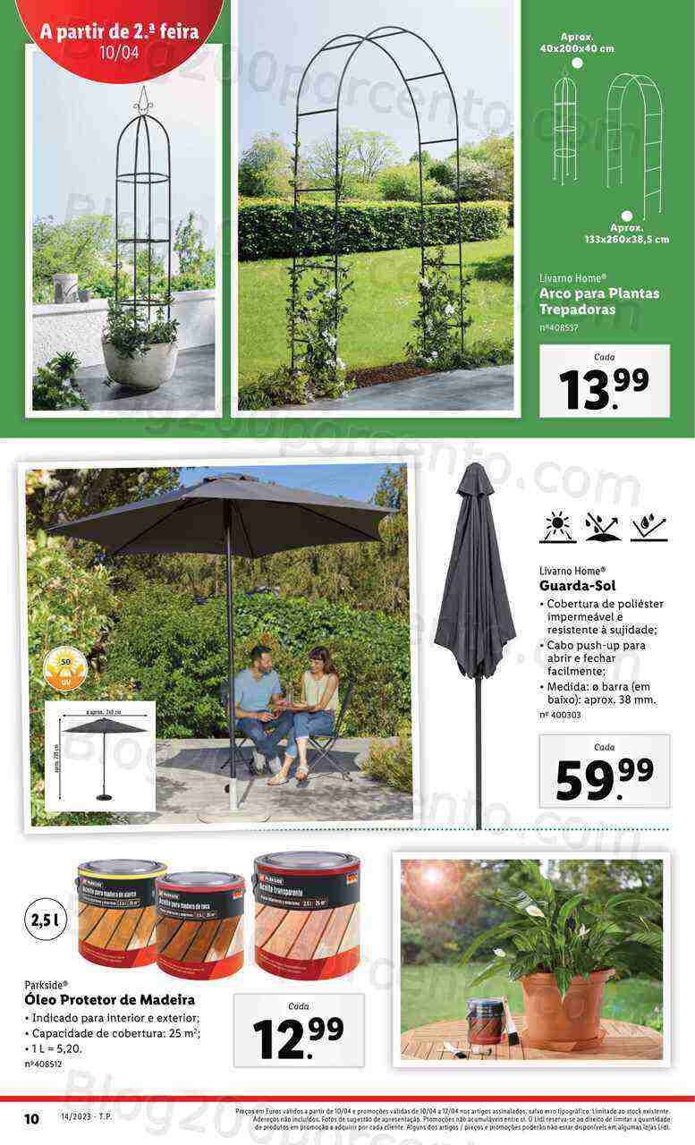 Antevisão Folheto LIDL Bazar Promoções de 6 a 12 abril