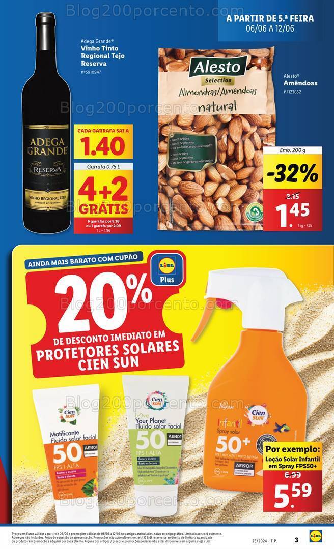 Antevisão Folheto LIDL Promoções a partir de 6 a 12 junho