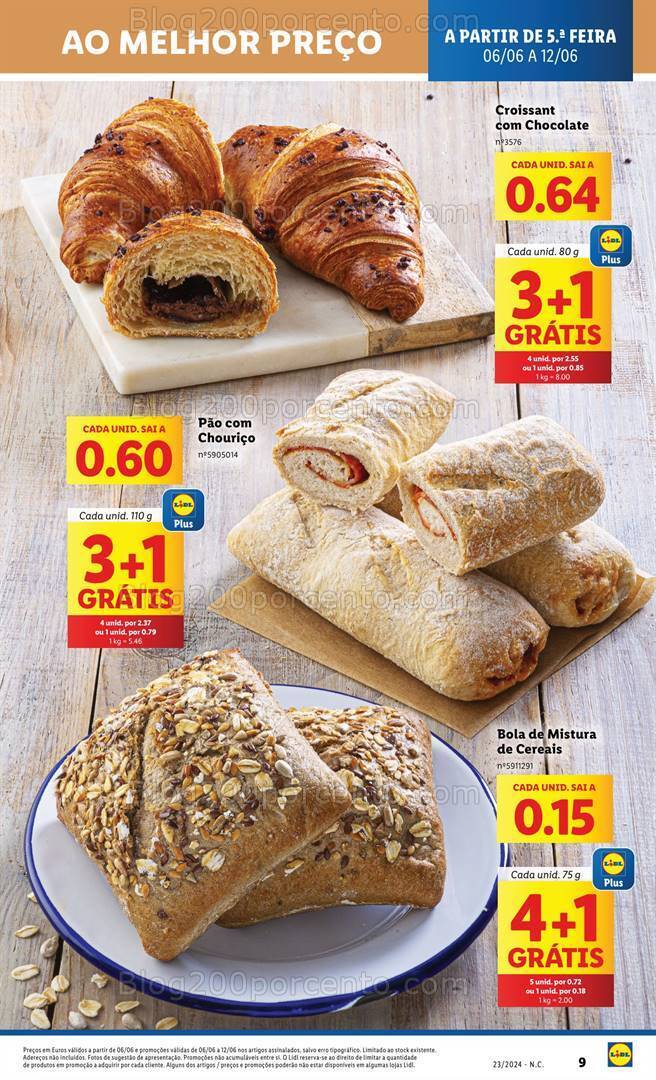 Antevisão Folheto LIDL Promoções a partir de 6 a 12 junho