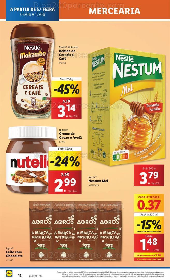 Antevisão Folheto LIDL Promoções a partir de 6 a 12 junho