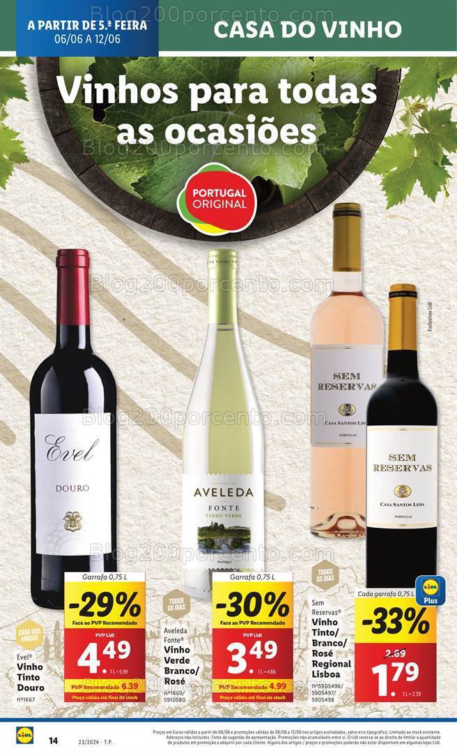 Antevisão Folheto LIDL Promoções a partir de 6 a 12 junho