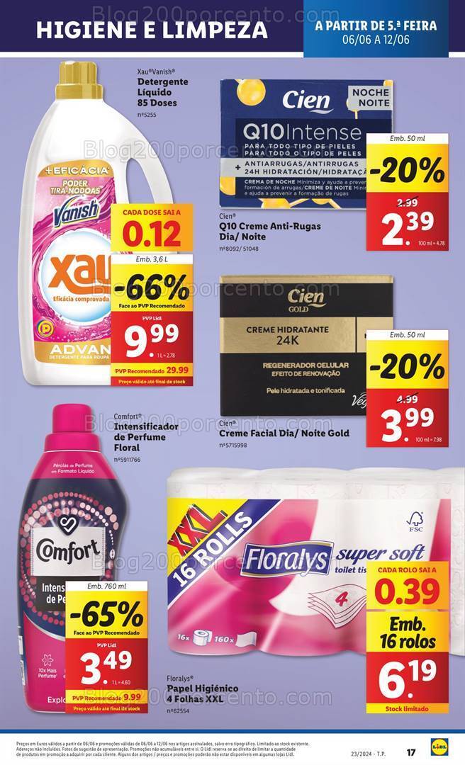 Antevisão Folheto LIDL Promoções a partir de 6 a 12 junho