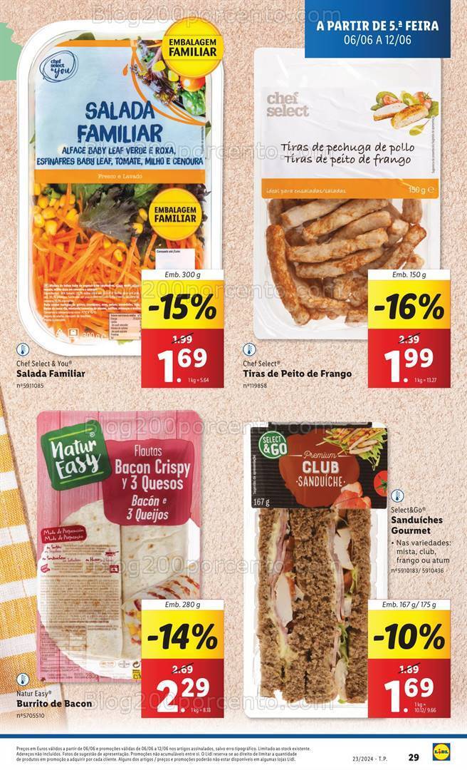 Antevisão Folheto LIDL Promoções a partir de 6 a 12 junho