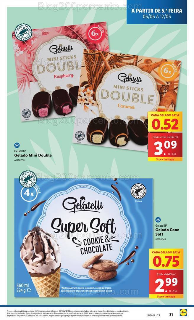 Antevisão Folheto LIDL Promoções a partir de 6 a 12 junho