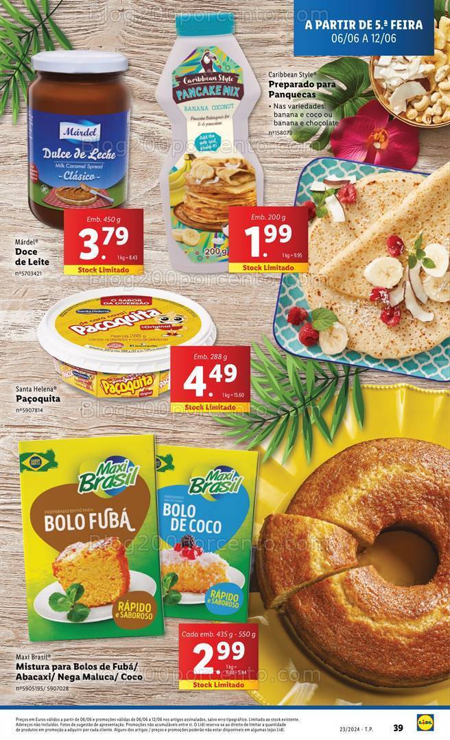 Antevisão Folheto LIDL Promoções a partir de 6 a 12 junho