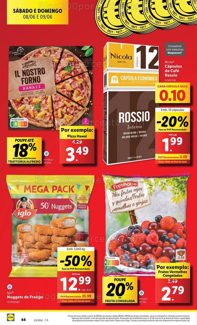 Antevisão Folheto LIDL Promoções Fim de Semana - 8 e 9 junho