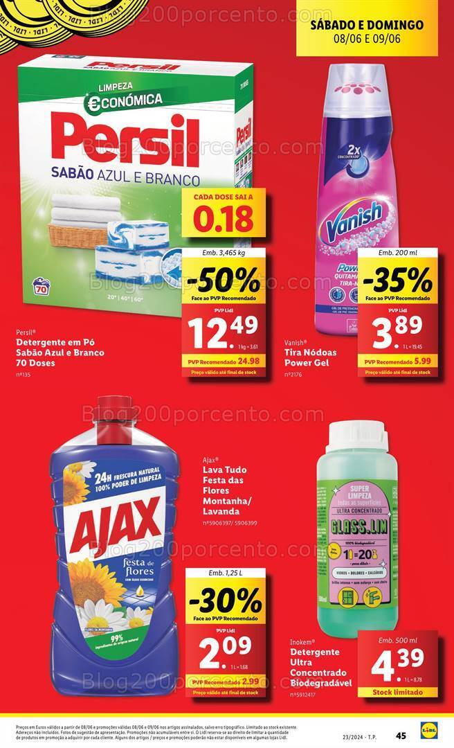 Antevisão Folheto LIDL Promoções Fim de Semana - 8 e 9 junho