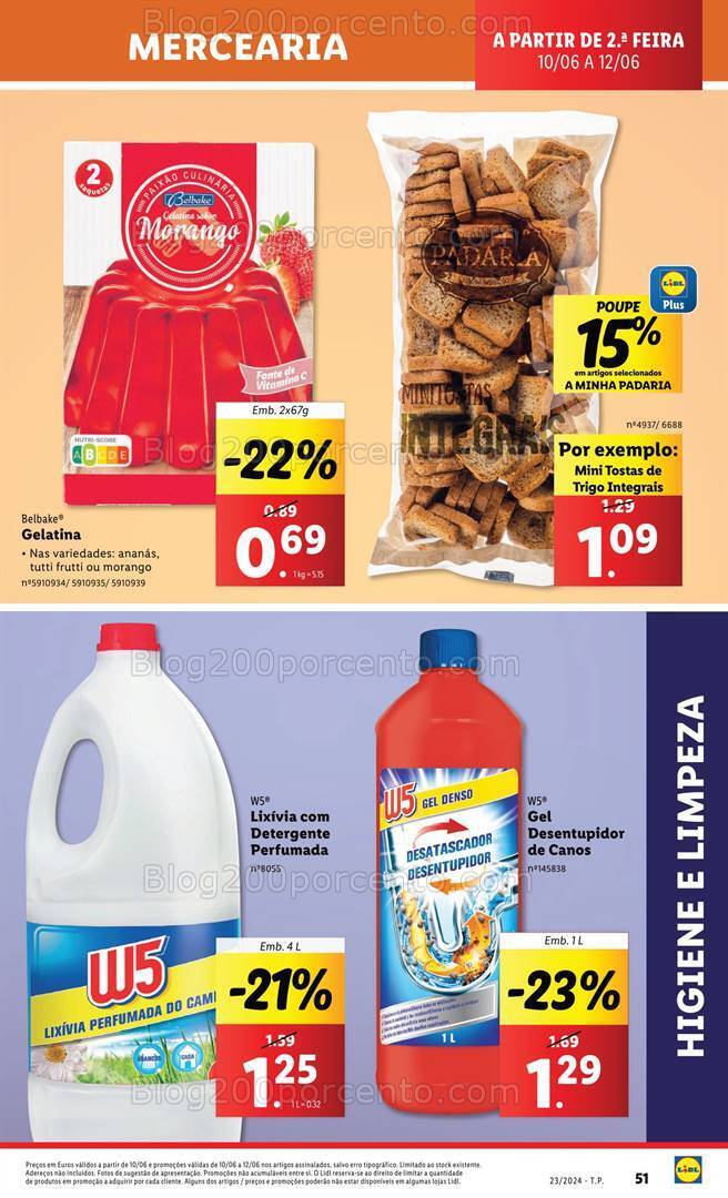 Antevisão Folheto LIDL Promoções a partir de 6 a 12 junho