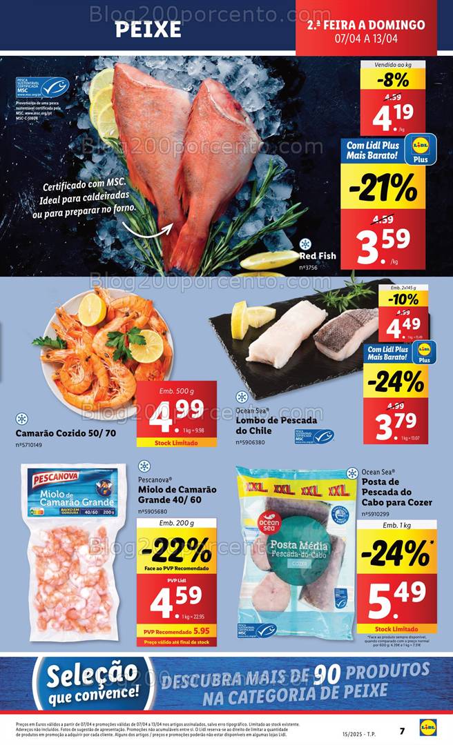 Antevisão Folheto LIDL Promoções de 7 a 13 abril
