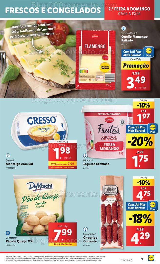 Antevisão Folheto LIDL Promoções de 7 a 13 abril