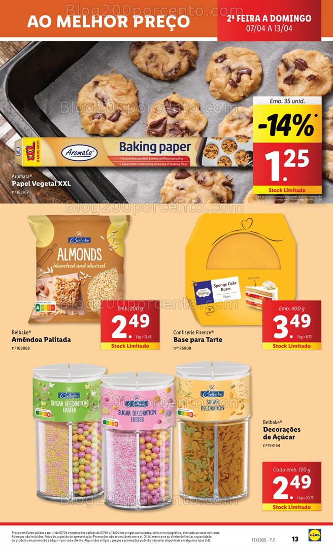 Antevisão Folheto LIDL Promoções de 7 a 13 abril