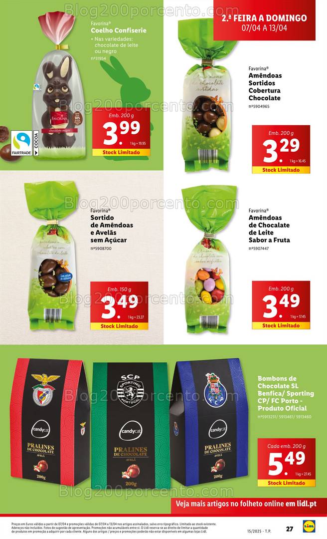 Antevisão Folheto LIDL Promoções de 7 a 13 abril