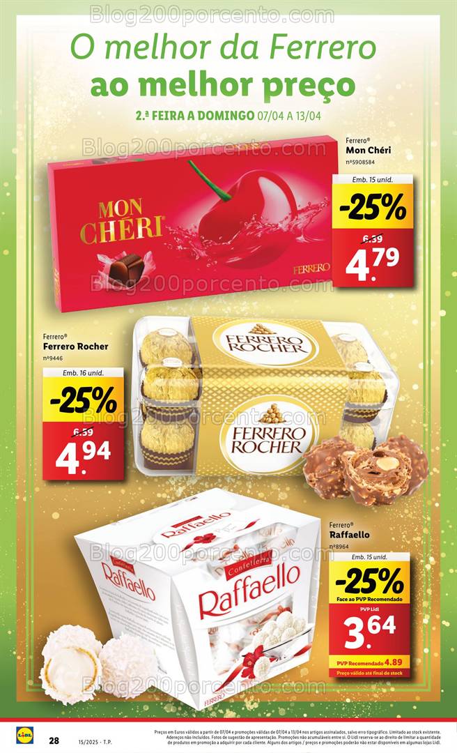 Antevisão Folheto LIDL Promoções de 7 a 13 abril