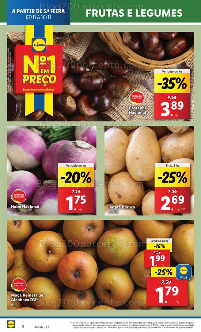 Antevisão Folheto LIDL Promoções de 7 a 13 novembro