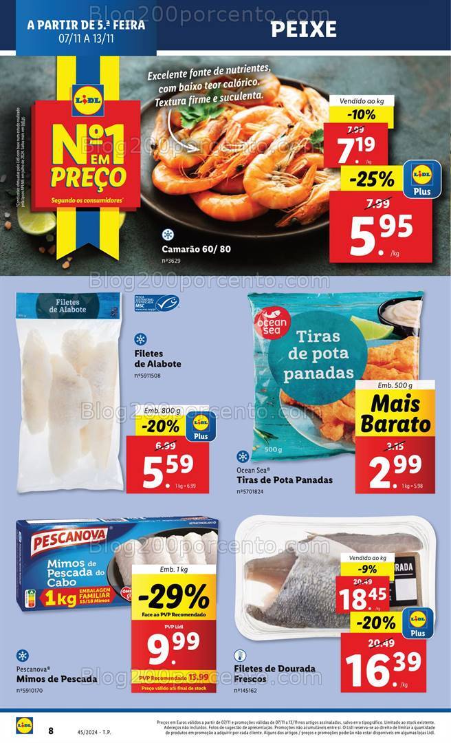 Antevisão Folheto LIDL Promoções de 7 a 13 novembro
