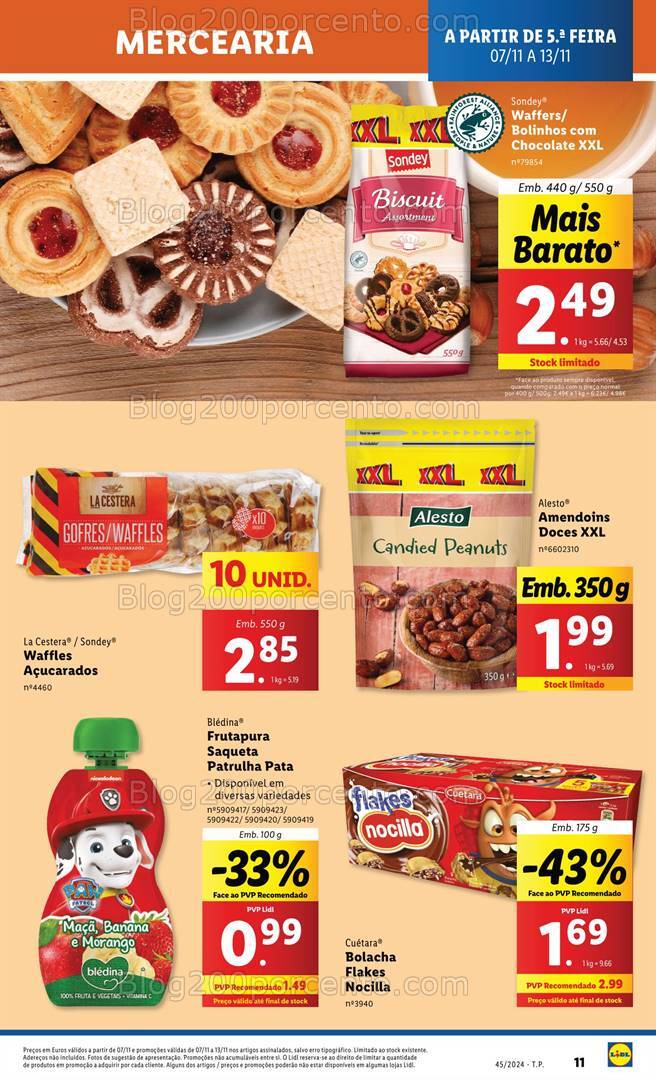 Antevisão Folheto LIDL Promoções de 7 a 13 novembro