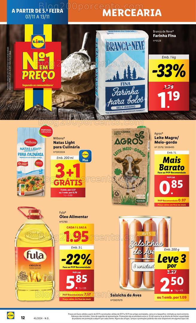 Antevisão Folheto LIDL Promoções de 7 a 13 novembro