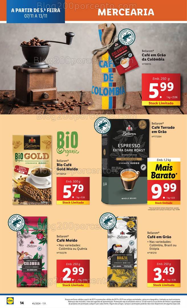 Antevisão Folheto LIDL Promoções de 7 a 13 novembro