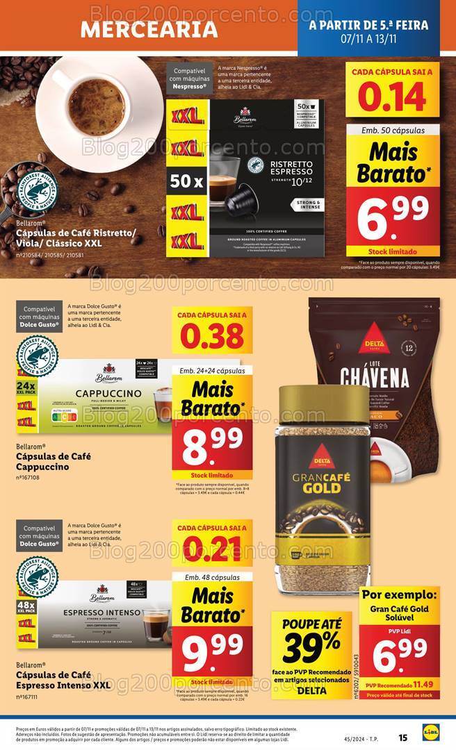 Antevisão Folheto LIDL Promoções de 7 a 13 novembro