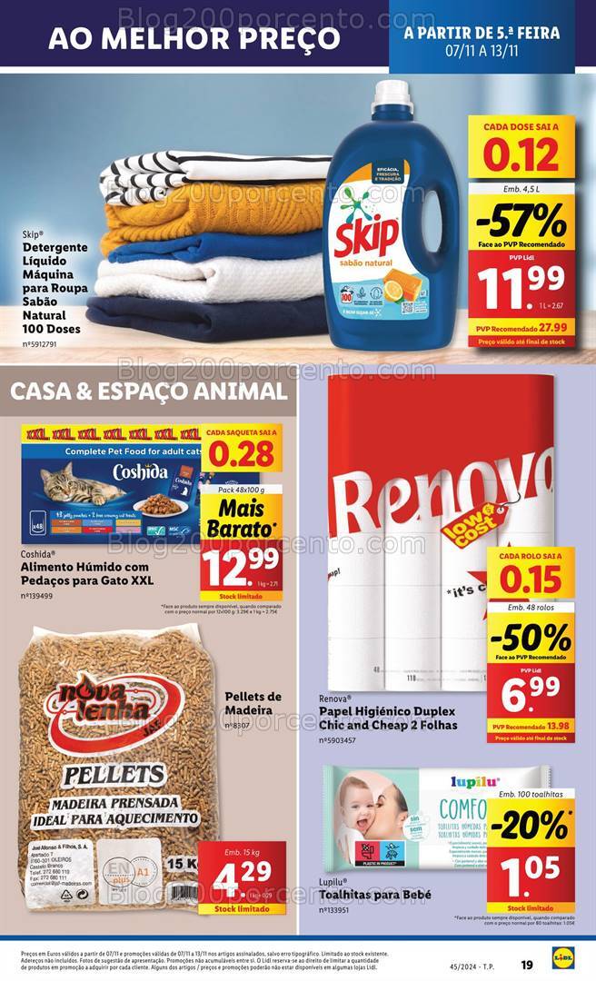 Antevisão Folheto LIDL Promoções de 7 a 13 novembro