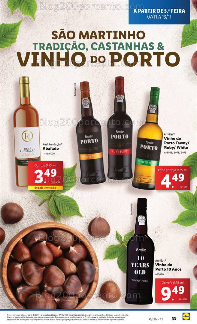 Antevisão Folheto LIDL Promoções de 7 a 13 novembro