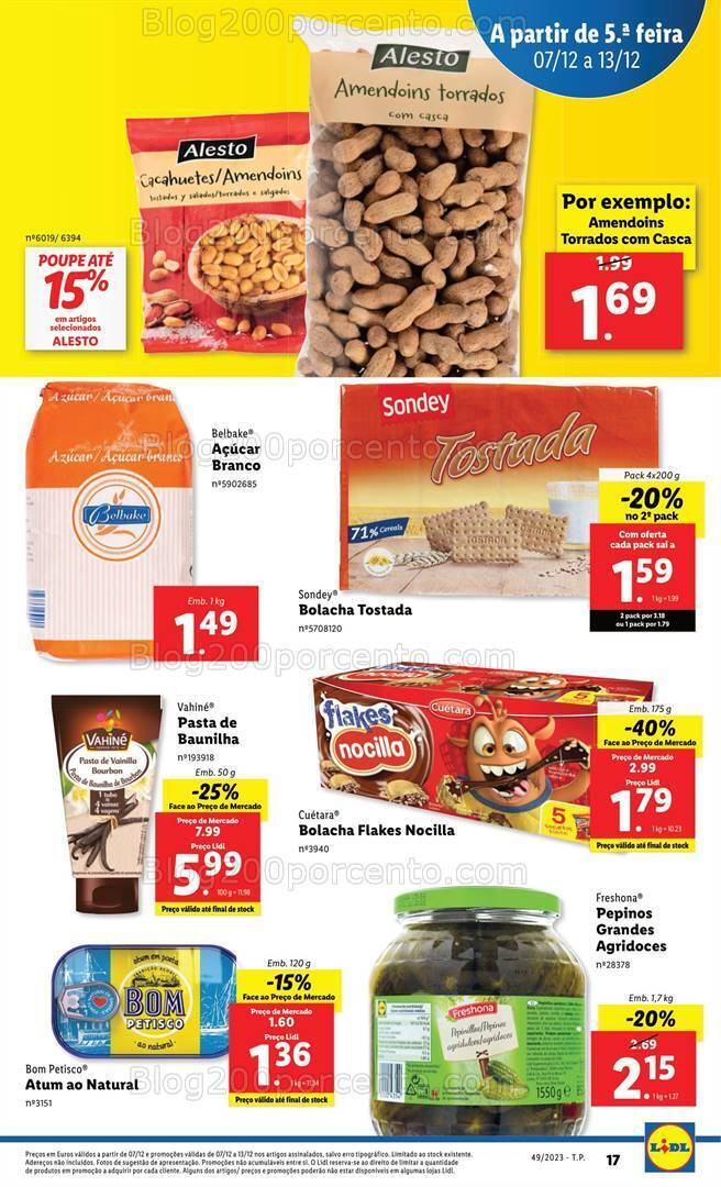 Antevisão Folheto LIDL Promoções de 7 a 13 dezembro