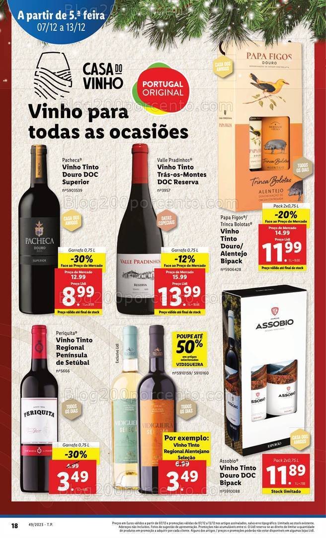 Antevisão Folheto LIDL Promoções de 7 a 13 dezembro