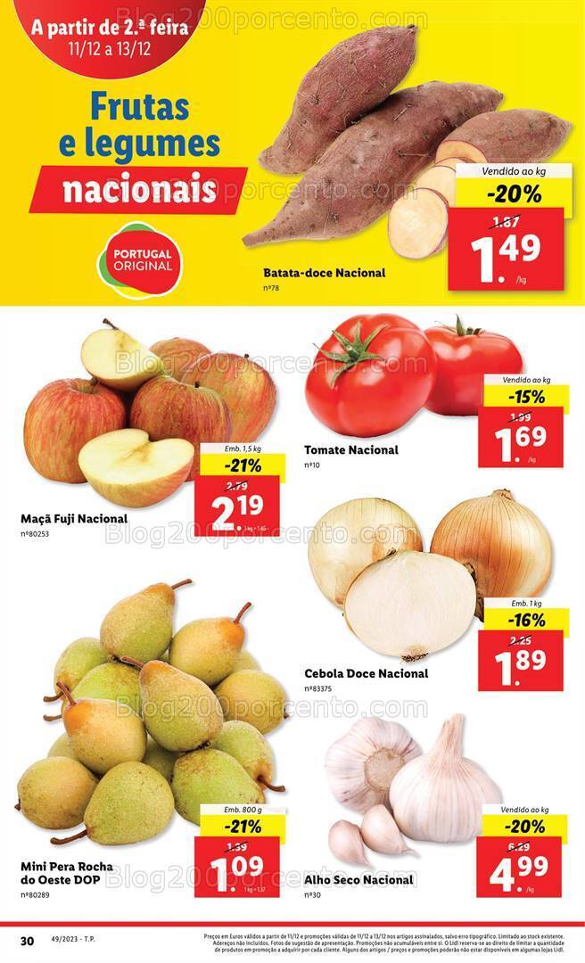Antevisão Folheto LIDL Promoções de 7 a 13 dezembro