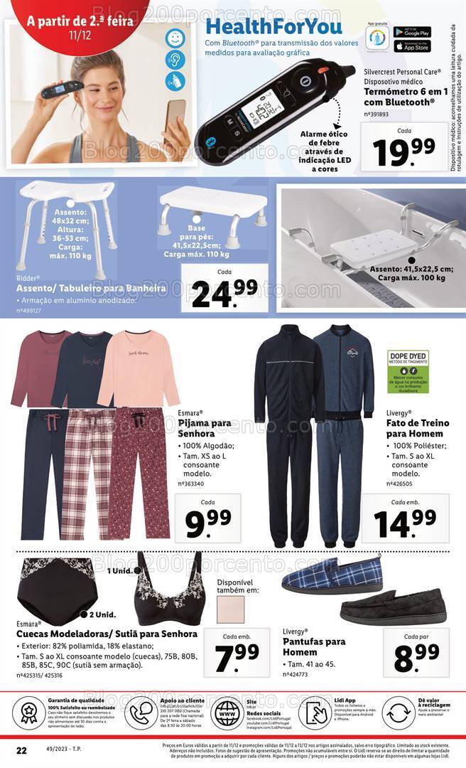 Antevisão Folheto LIDL Bazar Promoções a partir de 11 dezembro