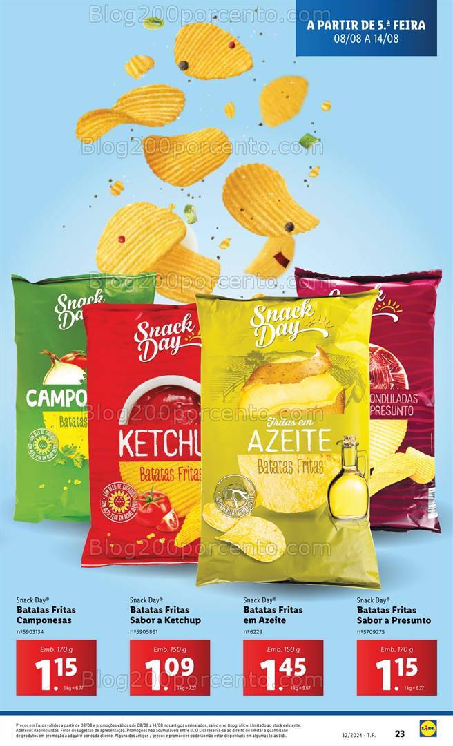 Antevisão Folheto LIDL Promoções de 8 a 14 agosto