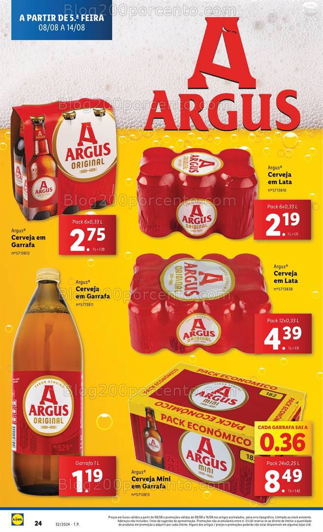 Antevisão Folheto LIDL Promoções de 8 a 14 agosto