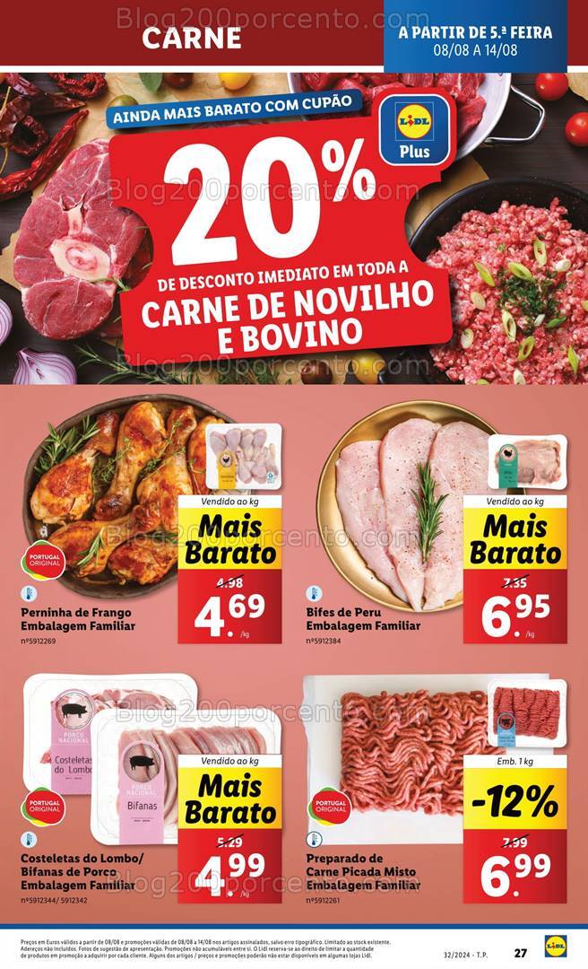Antevisão Folheto LIDL Promoções de 8 a 14 agosto