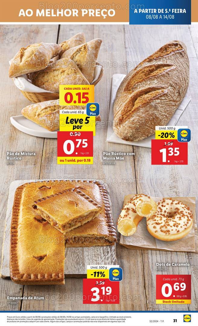 Antevisão Folheto LIDL Promoções de 8 a 14 agosto