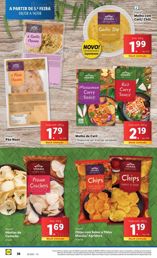 Antevisão Folheto LIDL Sabores do Mundo Promoções de 8 a 14 agosto