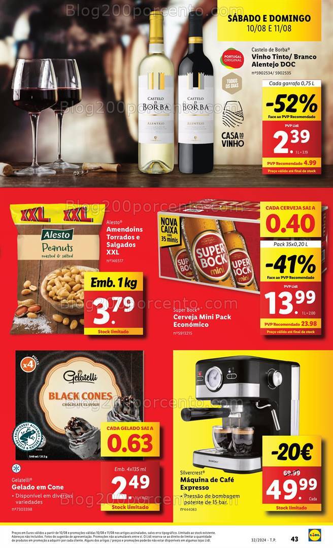 Antevisão Folheto LIDL Promoções de 8 a 14 agosto