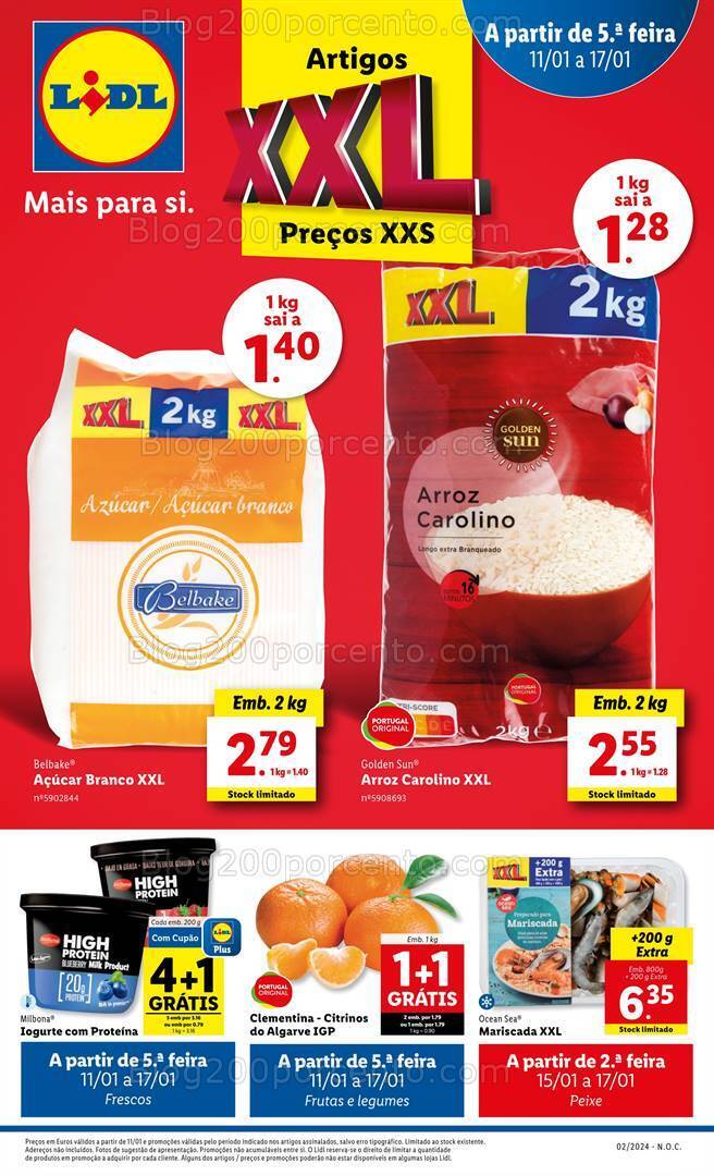 Antevisão Folheto LIDL Promoções de 11 a 17 janeiro