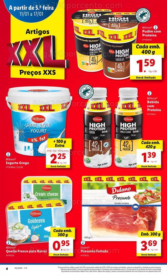 Antevisão Folheto LIDL Promoções de 11 a 17 janeiro