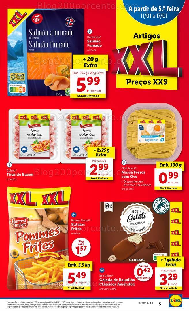 Antevisão Folheto LIDL Promoções de 11 a 17 janeiro