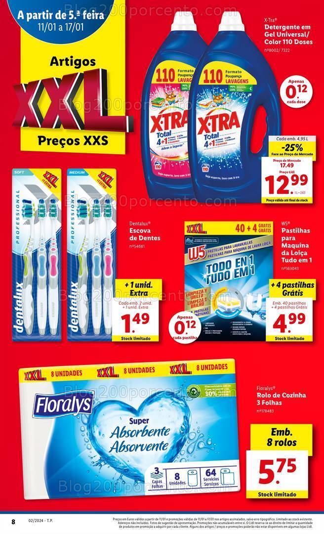 Antevisão Folheto LIDL Promoções de 11 a 17 janeiro