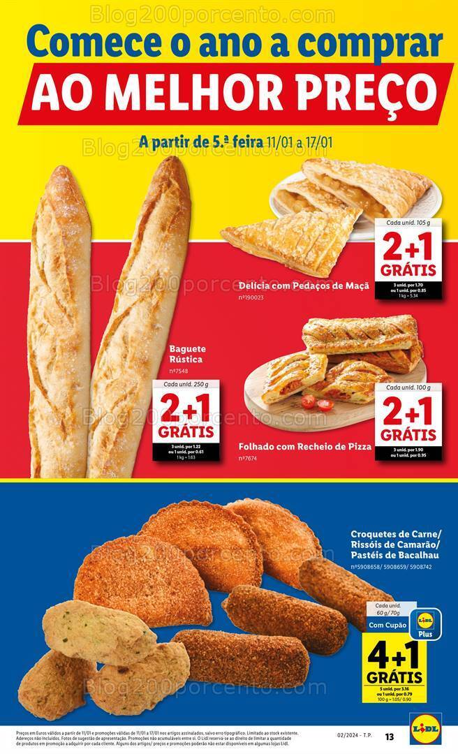 Antevisão Folheto LIDL Promoções de 11 a 17 janeiro
