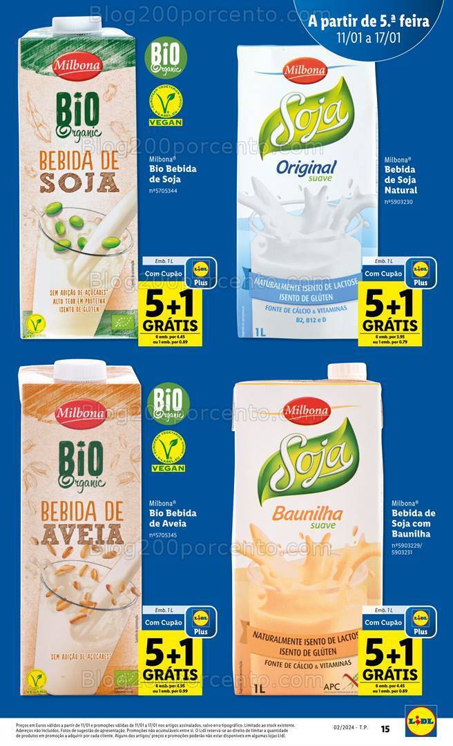 Antevisão Folheto LIDL Promoções de 11 a 17 janeiro