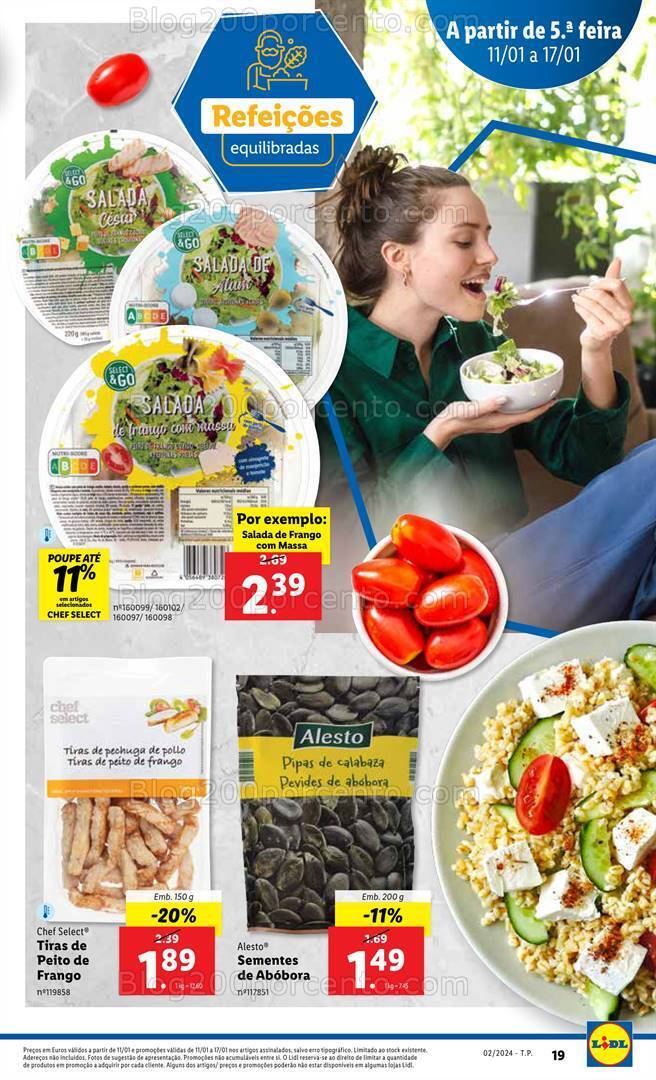 Antevisão Folheto LIDL Promoções de 11 a 17 janeiro